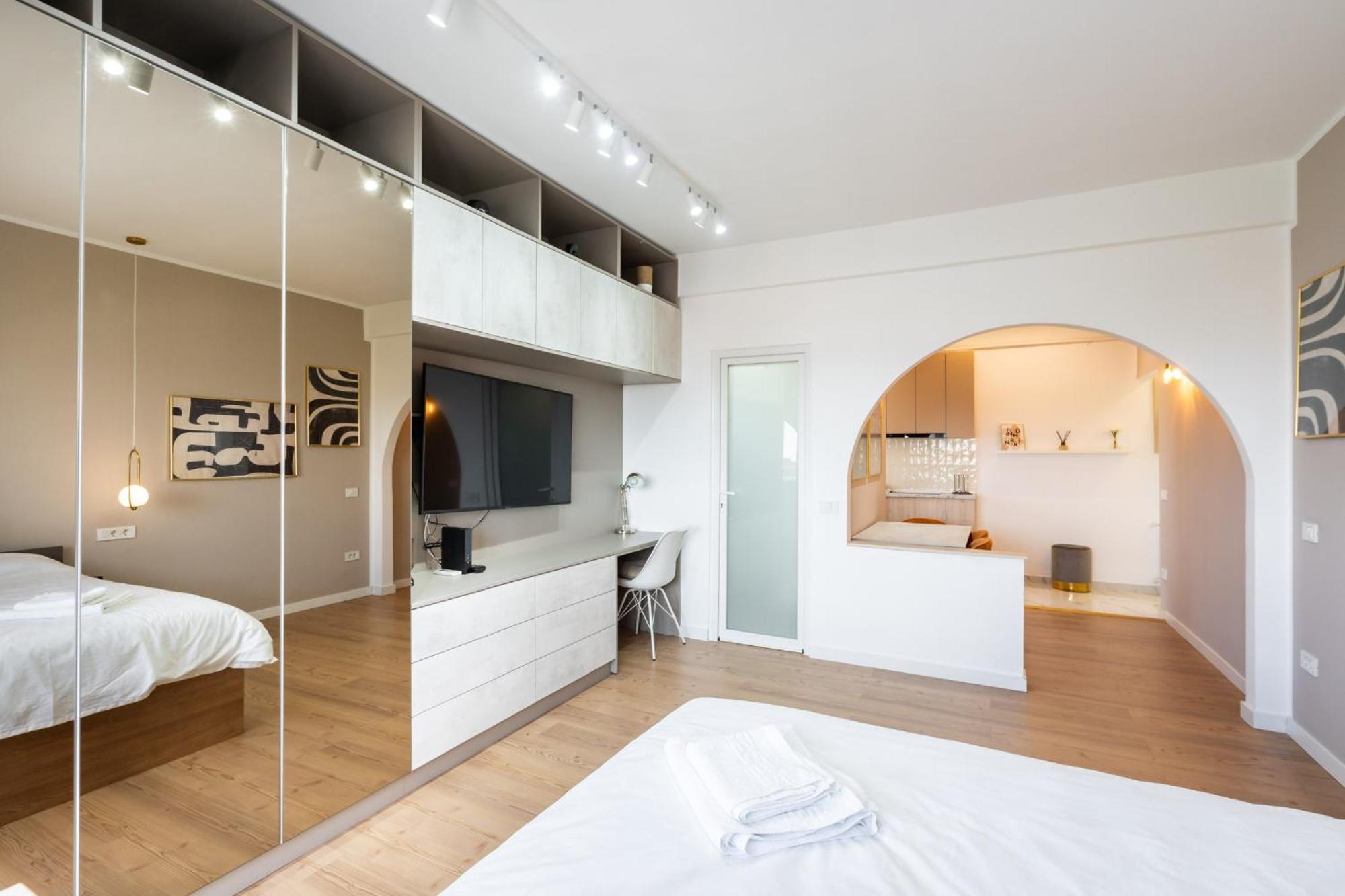 Sunset - Luxury Studio On Calea Victoriei Bucarest Exterior foto